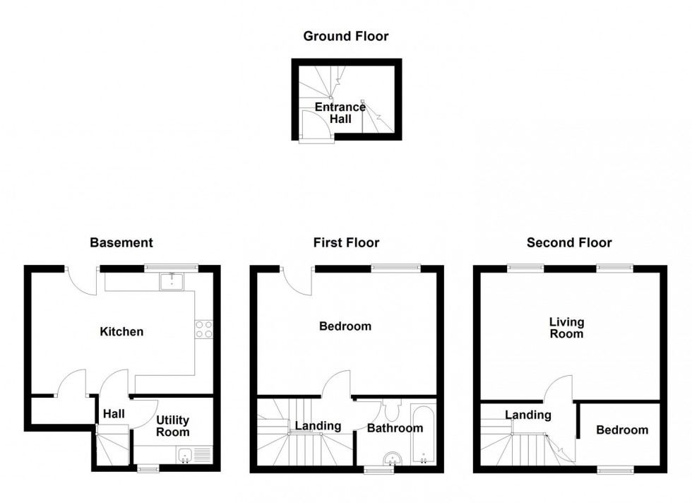 Floorplan for Green Grove, Kirkburton, Huddersfield