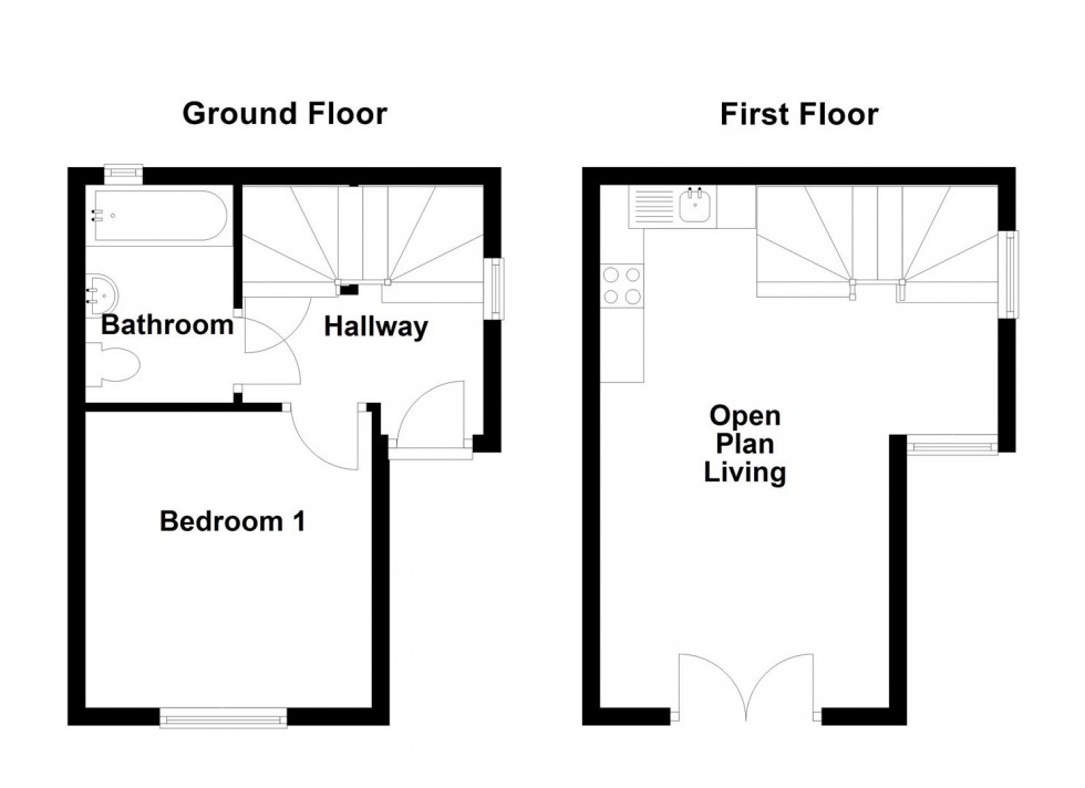 Floorplan for Doctor Lane, Mirfield