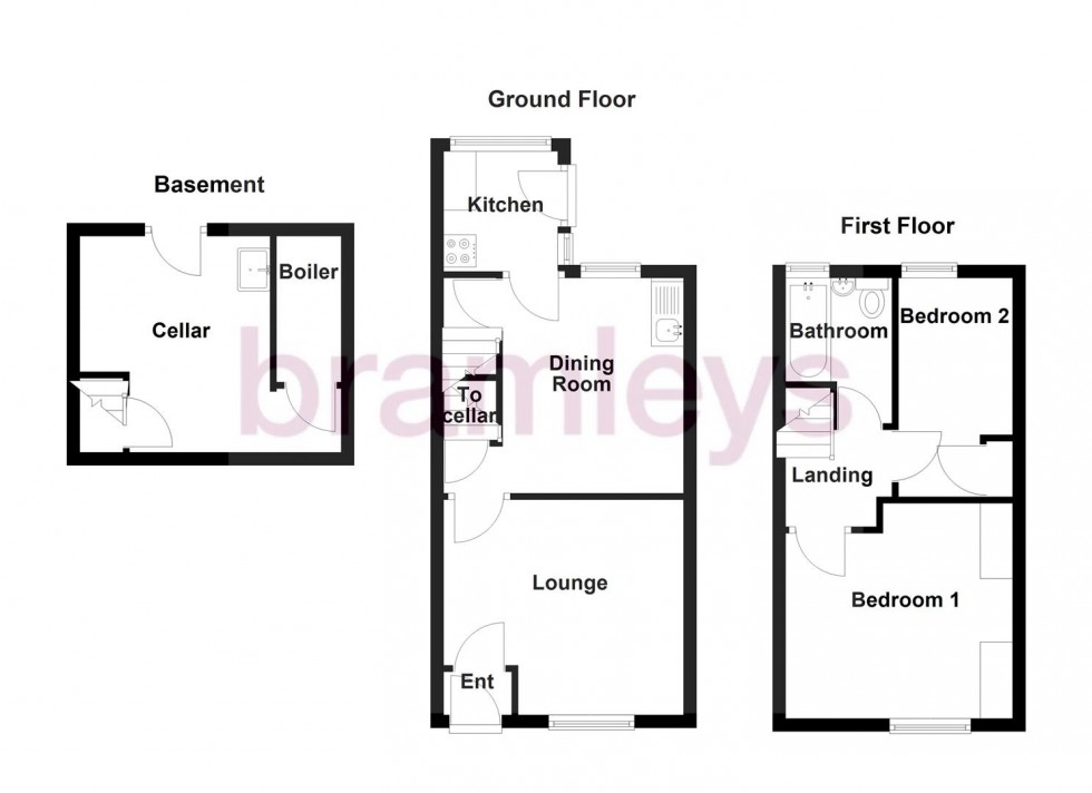 Floorplan for Sunningdale Road, Huddersfield