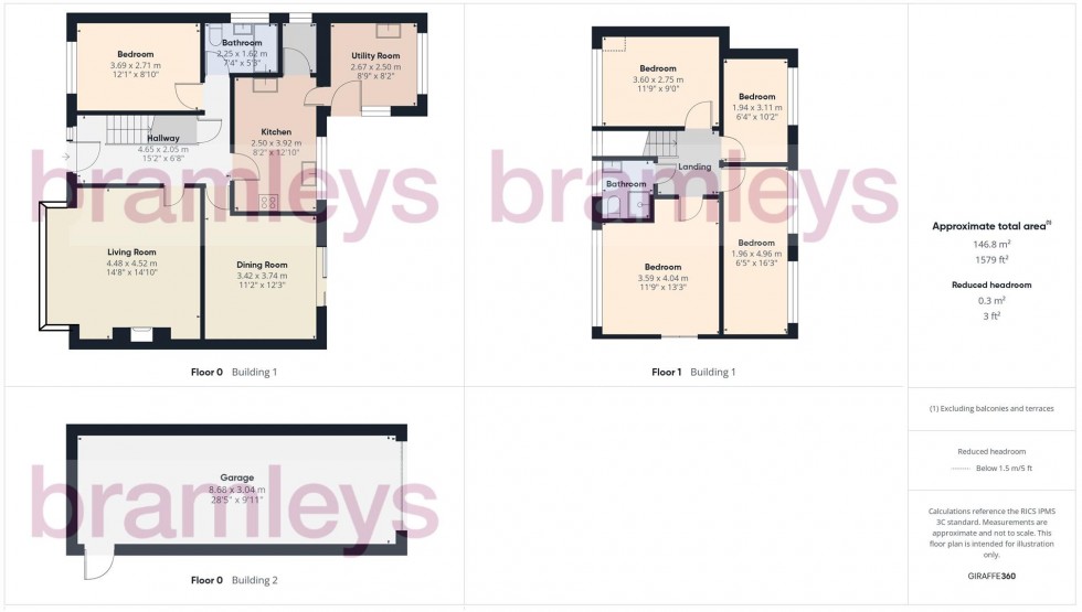 Floorplan for Westwood Avenue, Honley, Holmfirth