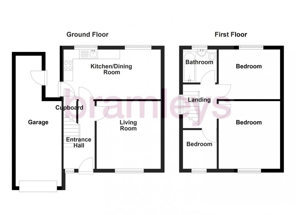 Floorplan for Garlick Street, Brighouse
