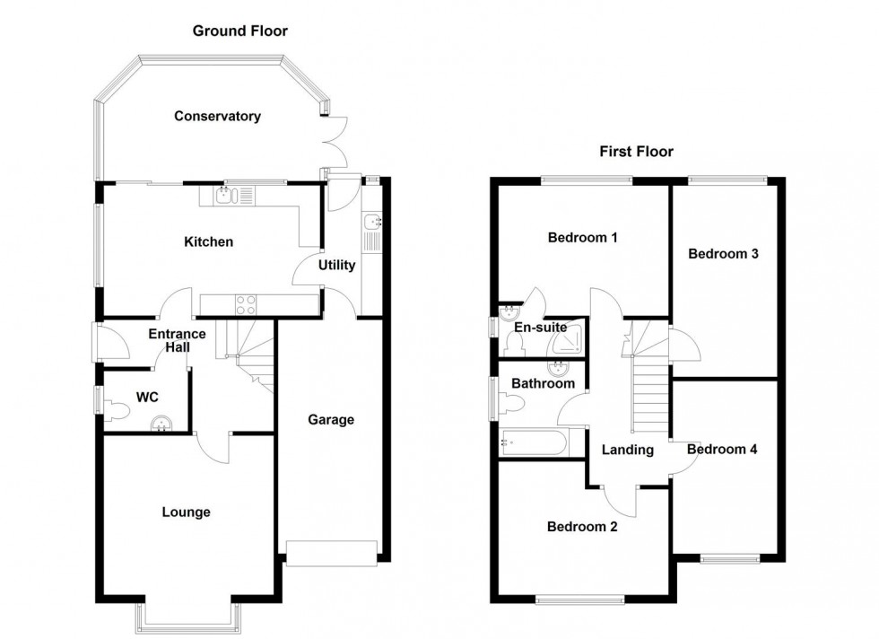 Floorplan for Crowther Road, Mirfield