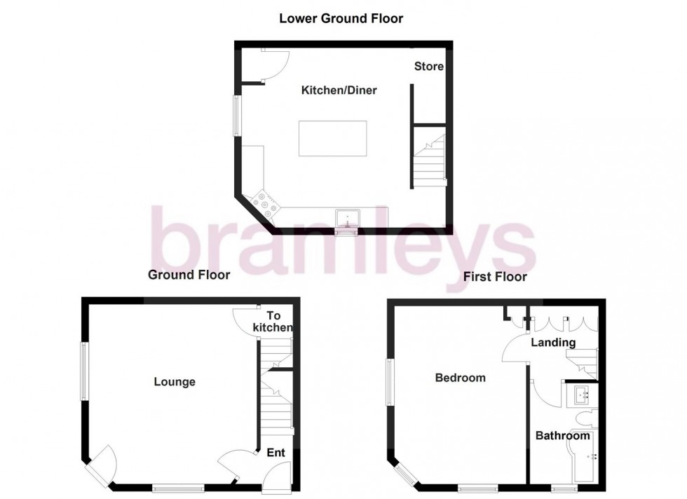 Floorplan for Shop Lane, Huddersfield