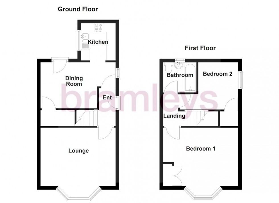 Floorplan for East Close, Huddersfield