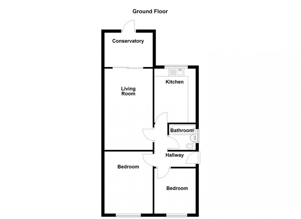 Floorplan for Pennine Road, Dewsbury