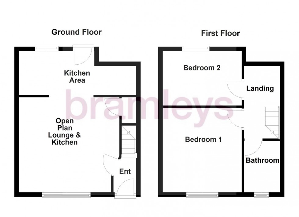 Floorplan for Westgate, Almondbury, Huddersfield