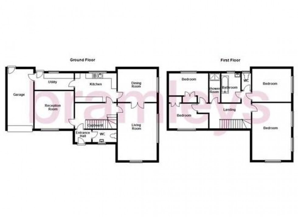 Floorplan for Whitegate Road, Siddal, Halifax