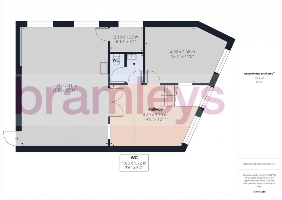Floorplan for Office Suite, Headrow House, 19 Old Leeds Road