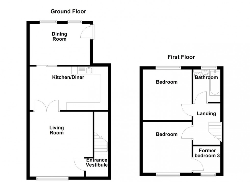 Floorplan for Enfield Drive, Batley