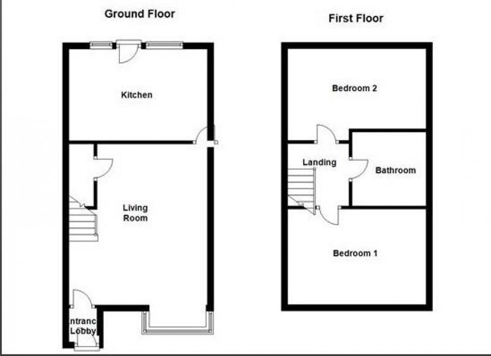 Floorplan for Almondbury Bank, Huddersfield