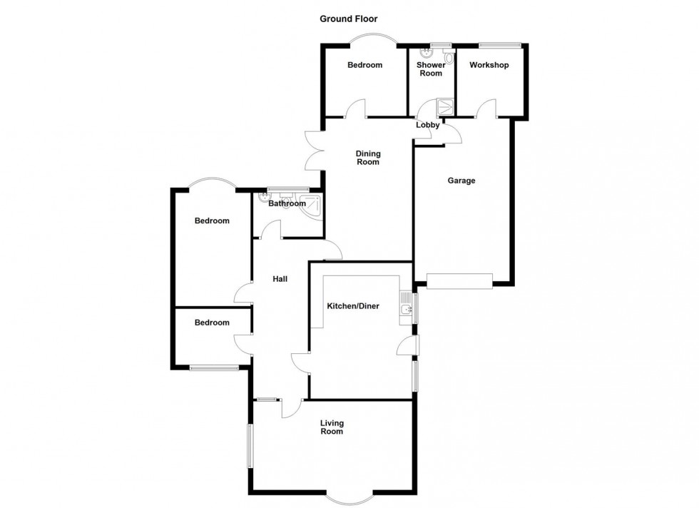 Floorplan for Huddersfield Road, Liversedge