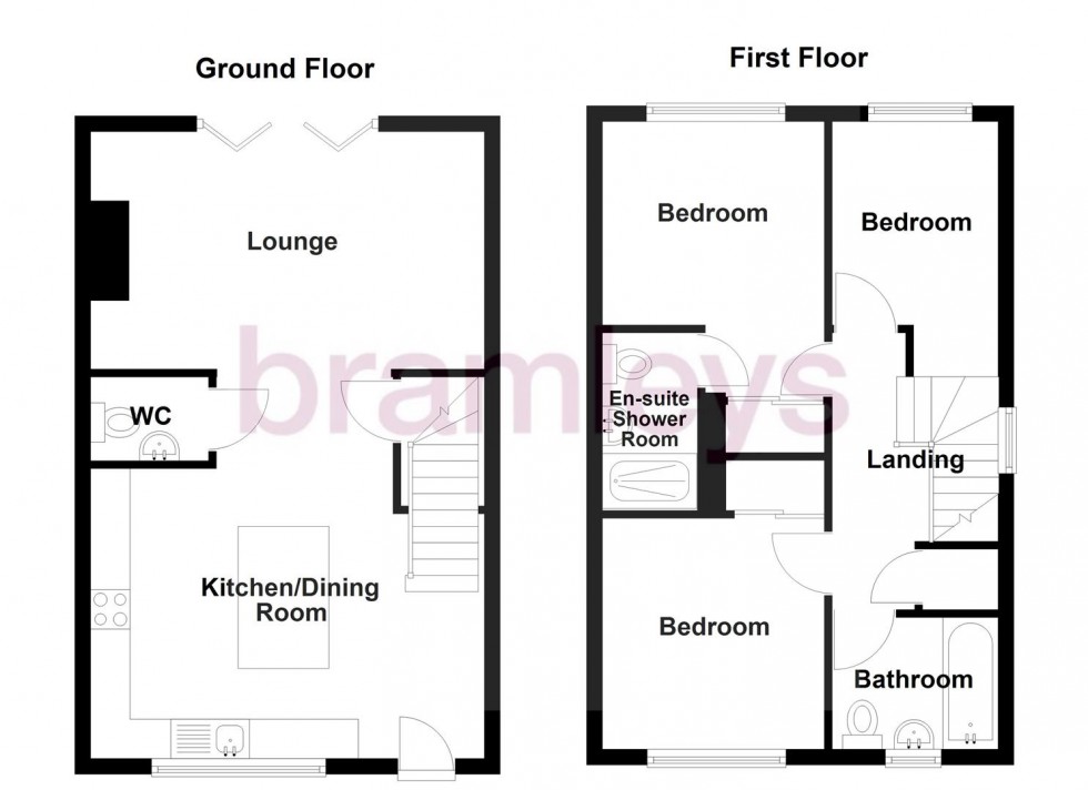 Floorplan for Sandpiper Court, Huddersfield