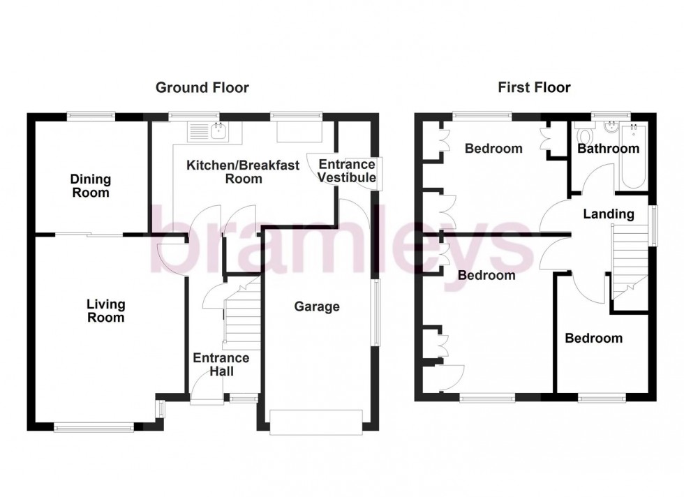 Floorplan for Weatherhill Crescent, Huddersfield