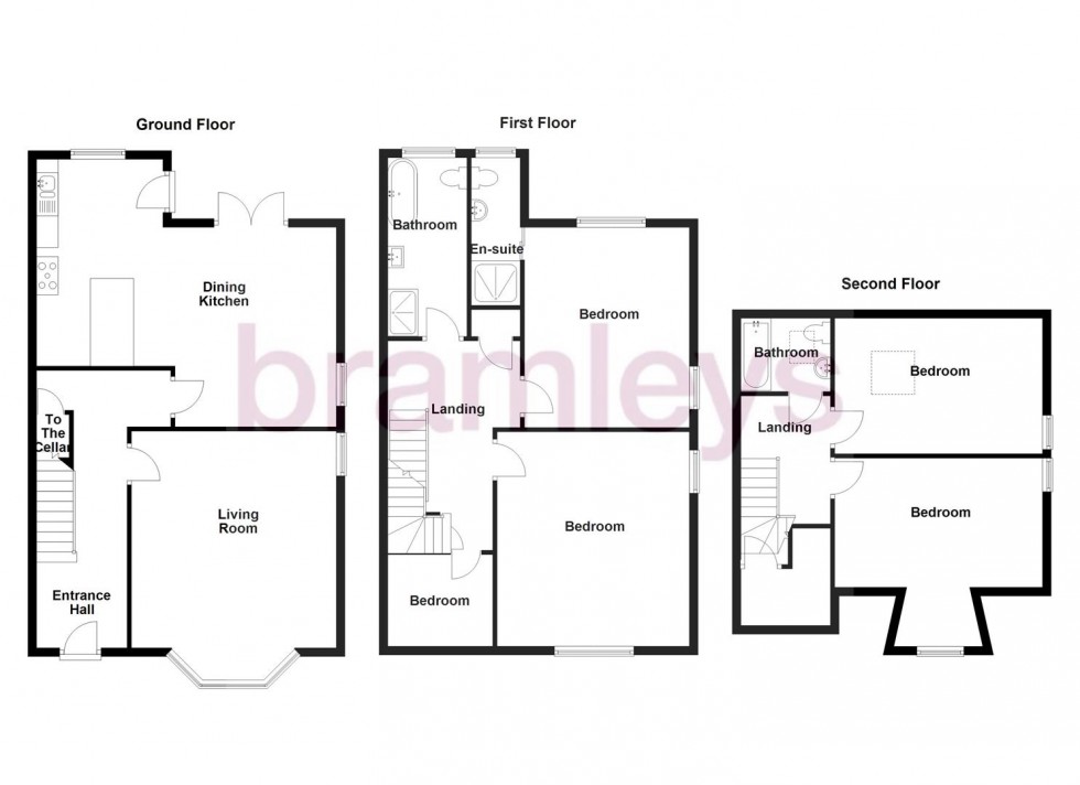 Floorplan for Grasmere Road, Huddersfield