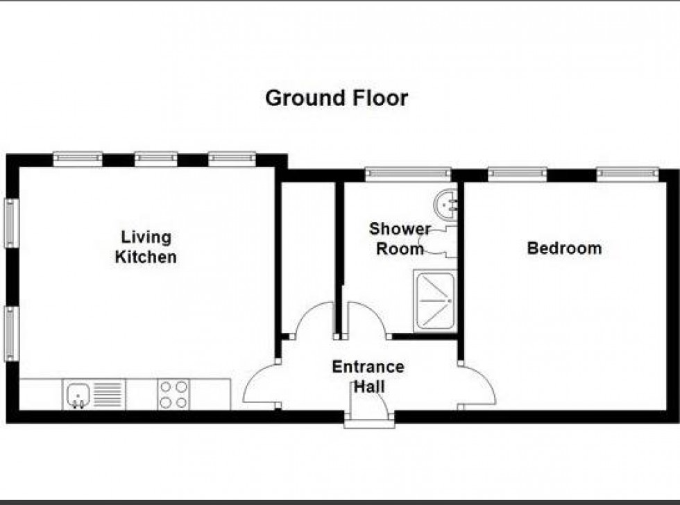 Floorplan for District Bank Chambers, 1- 3 George Square, Halifax