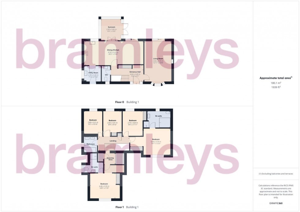 Floorplan for Ganton Way, Fixby, Huddersfield