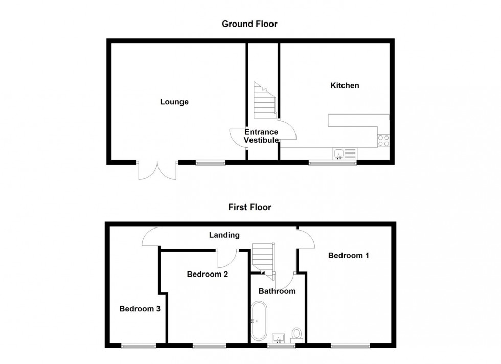 Floorplan for Kilpin Hill Lane, Dewsbury