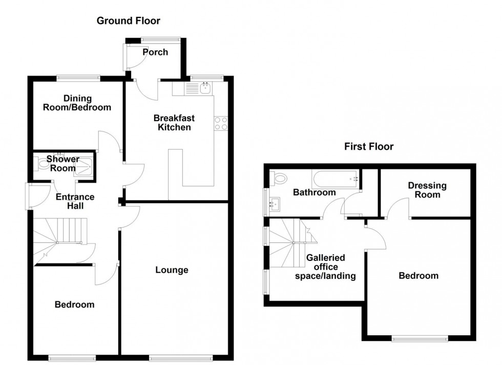 Floorplan for Norman Road, Mirfield