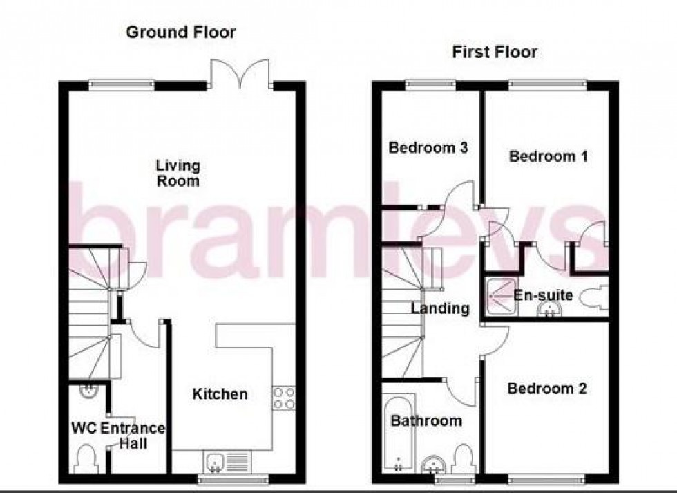 Floorplan for Greenlea Court, Dalton, Huddersfield