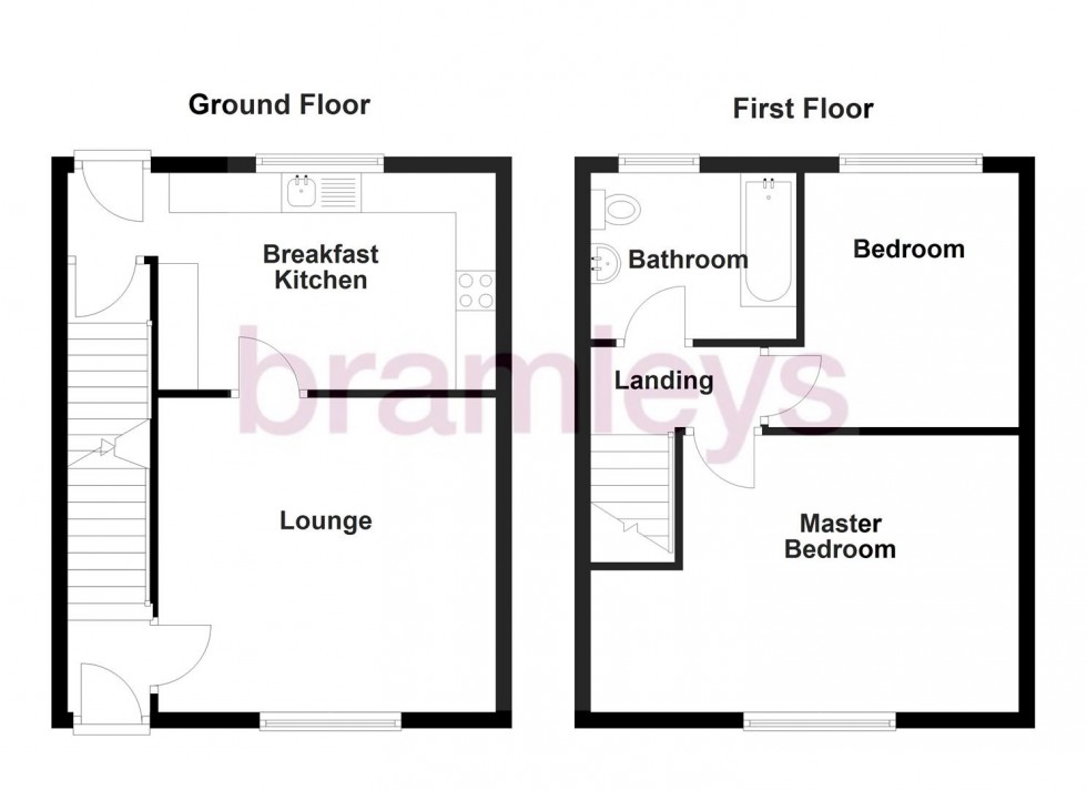 Floorplan for Salisbury Place, Boothtown, Halifax