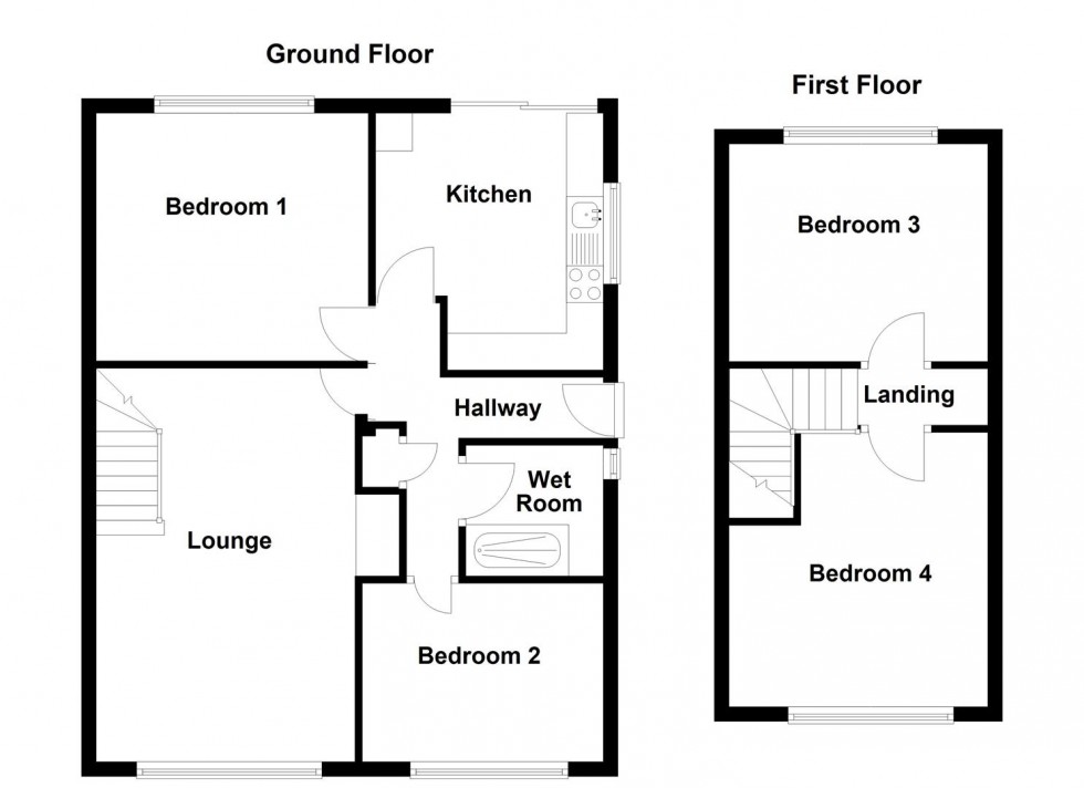 Floorplan for Norman Road, Mirfield