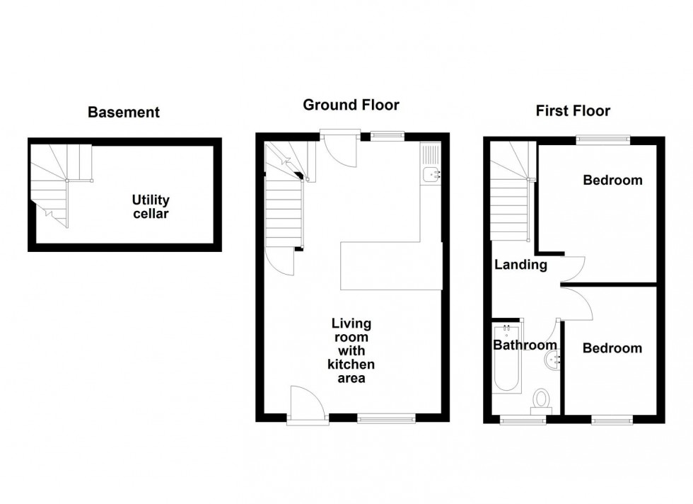 Floorplan for Mill Lane, Batley