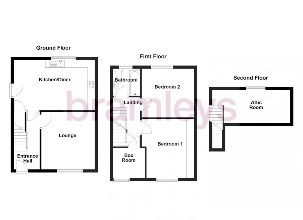 Floorplan for Everard Street, Huddersfield