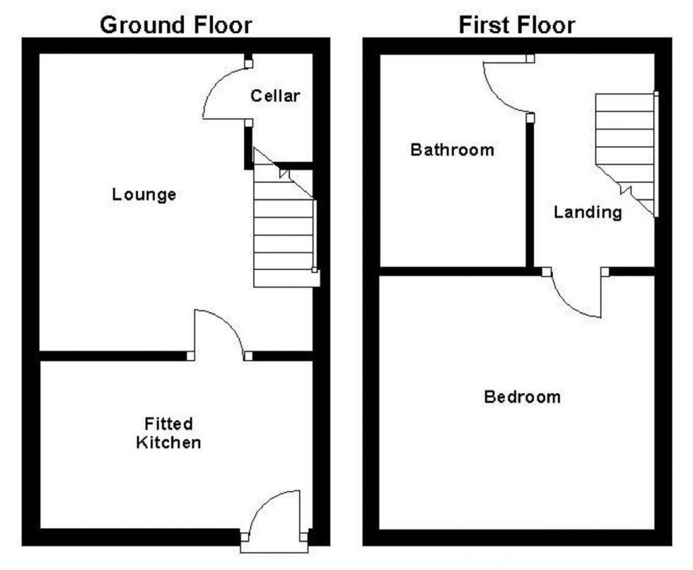 Floorplan for Drury Lane, Stainland, Halifax