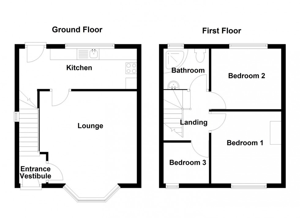 Floorplan for Huddersfield Road, Mirfield