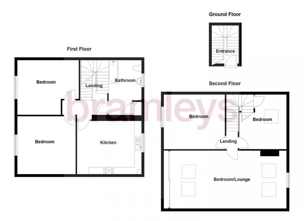 Floorplan for Peel Street, Marsden, Huddersfield