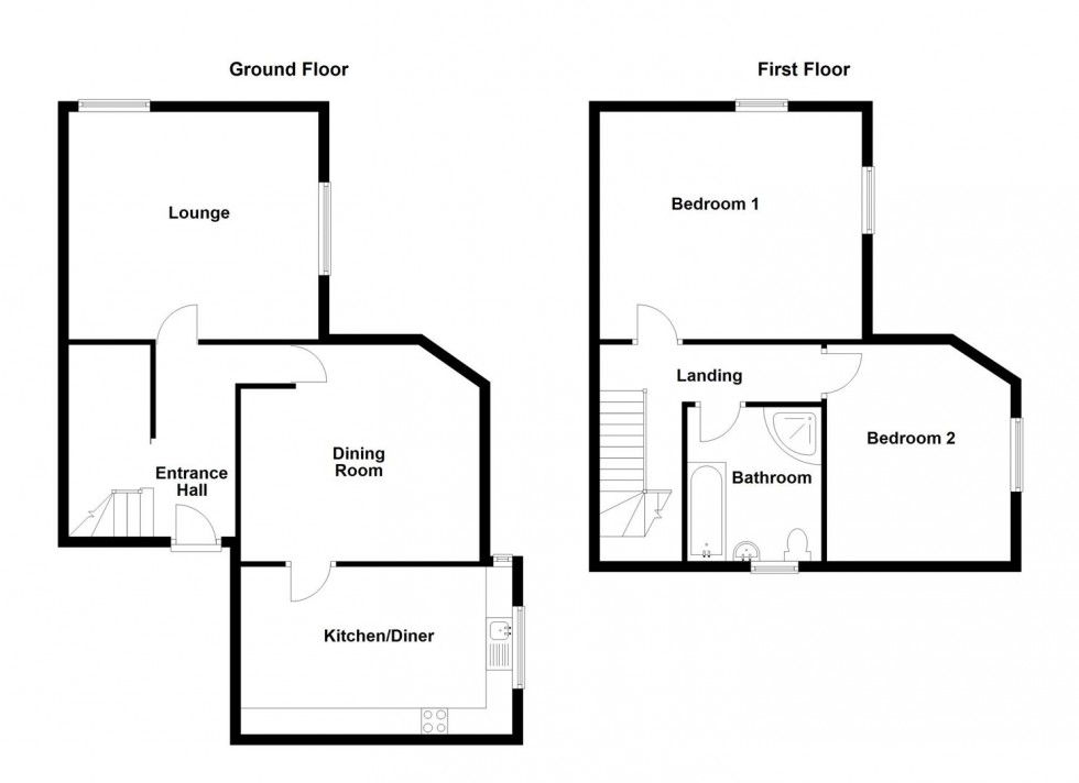 Floorplan for Sands Lane, Mirfield