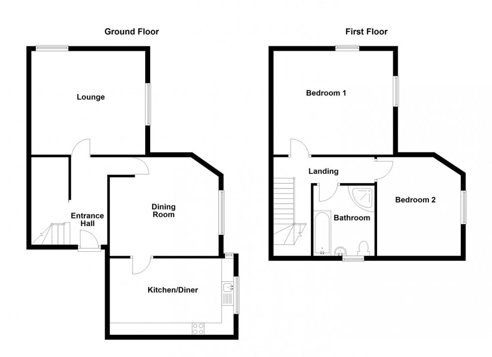 Floorplan for Sands Lane, Mirfield