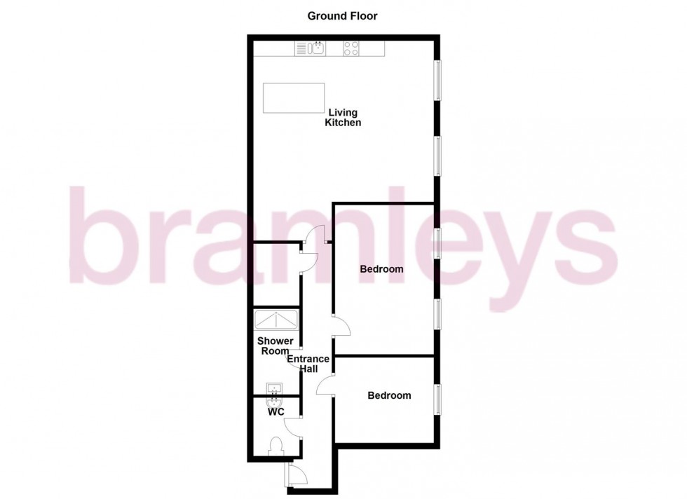 Floorplan for Cumin Court, Honley, Holmfirth