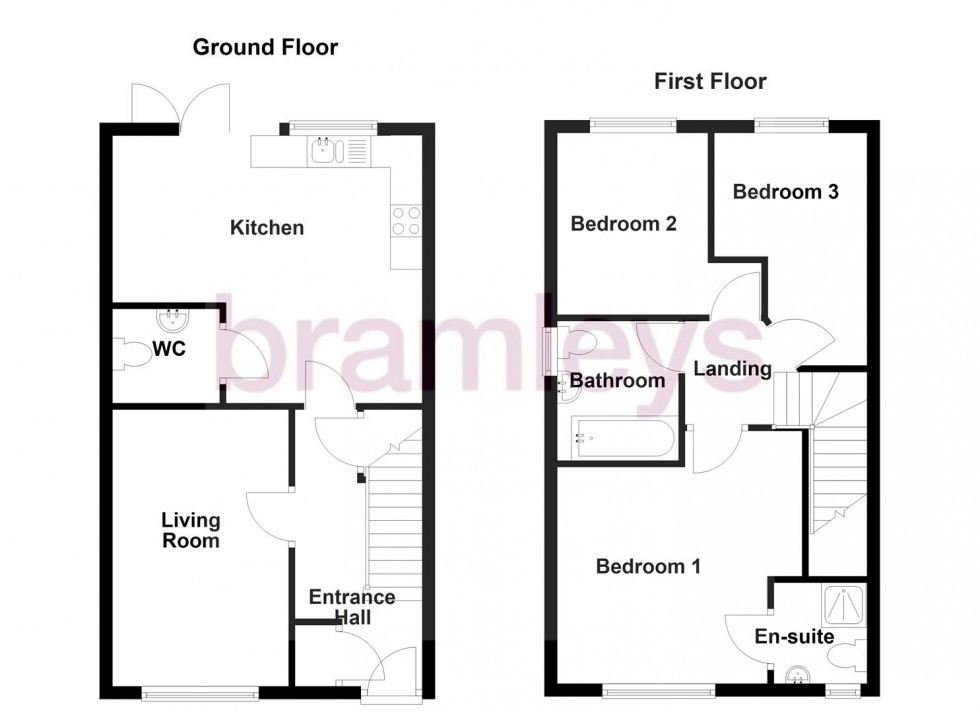 Floorplan for Siderite Close, Emley, Huddersfield