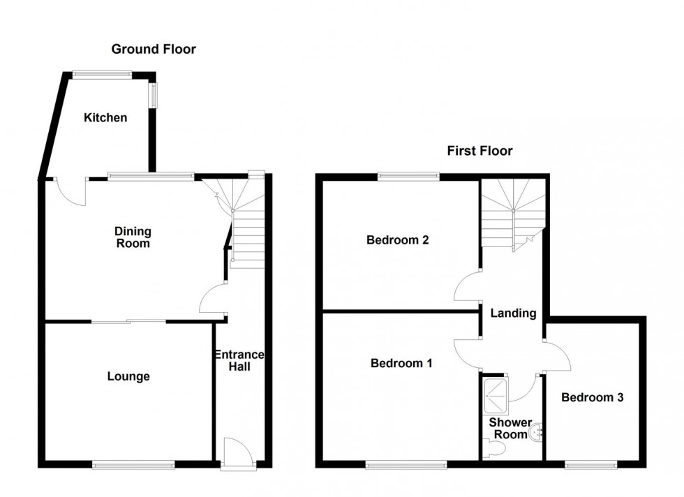 Floorplan for King Street, Mirfield