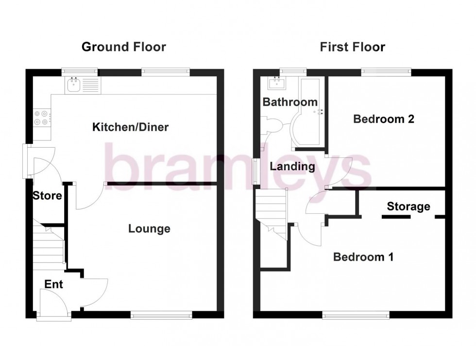 Floorplan for Dawson Road, Huddersfield