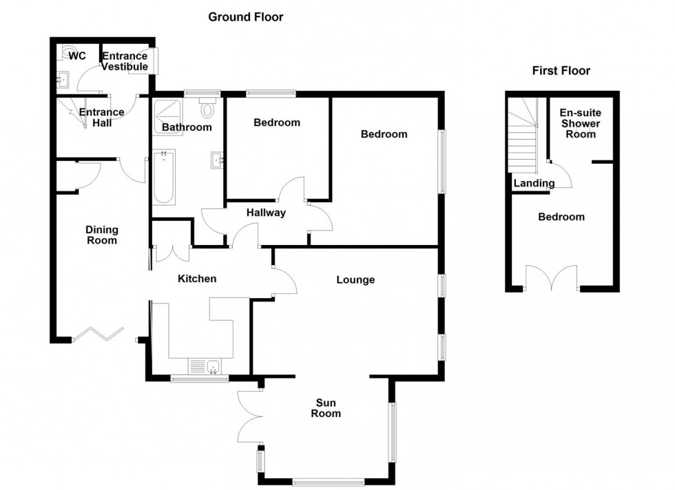 Floorplan for Nab Lane, Mirfield