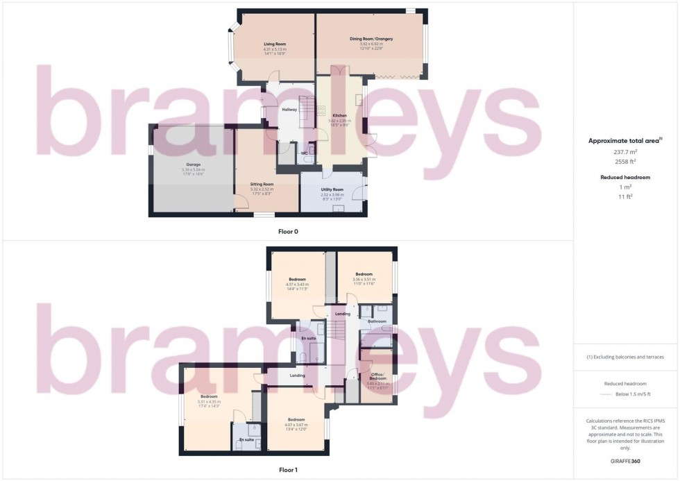 Floorplan for Crowlees Gardens, Mirfield