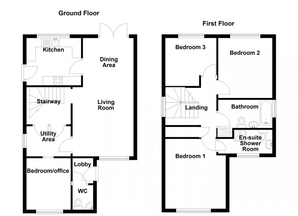 Floorplan for Spring Place Court, Mirfield