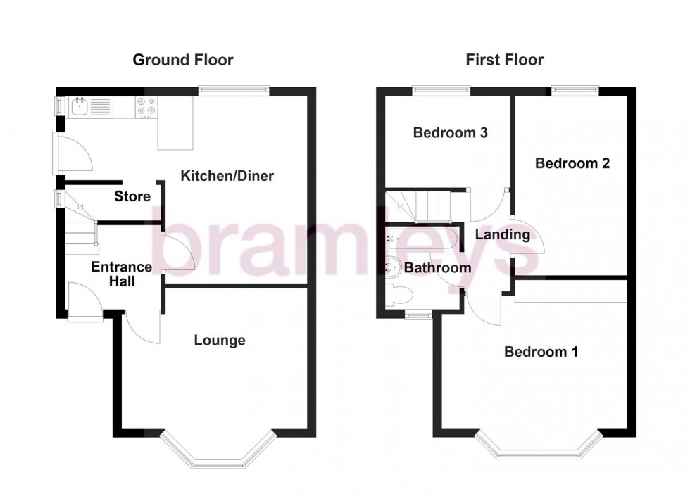 Floorplan for Wiggan Lane, Huddersfield