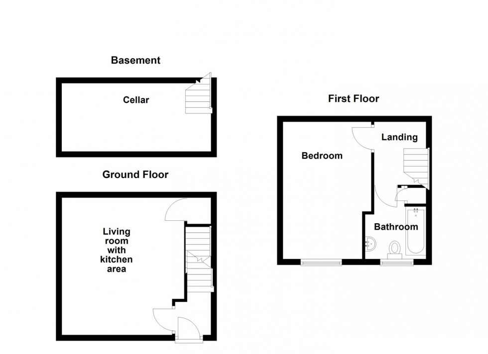 Floorplan for North Street, Mirfield