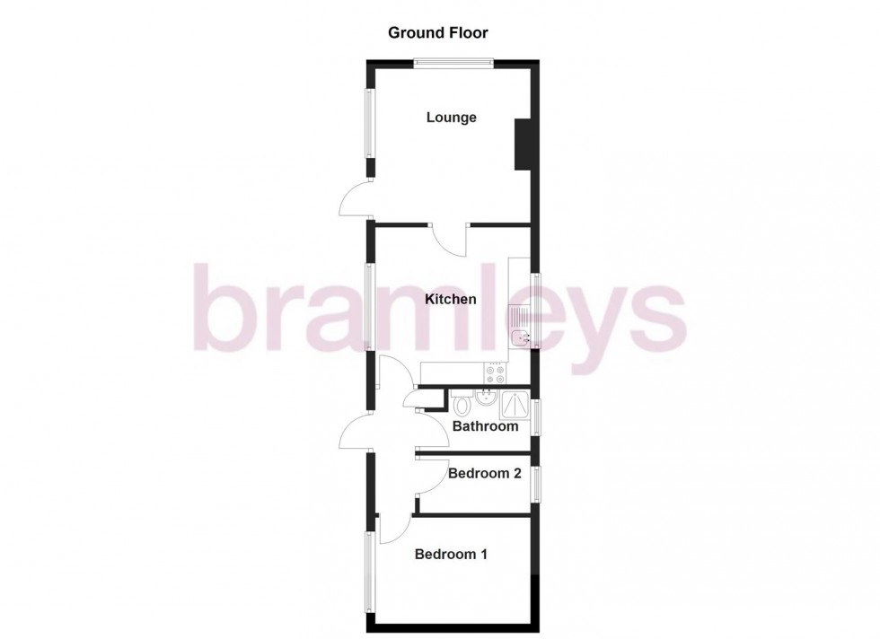 Floorplan for Elland Hall Caravan Park