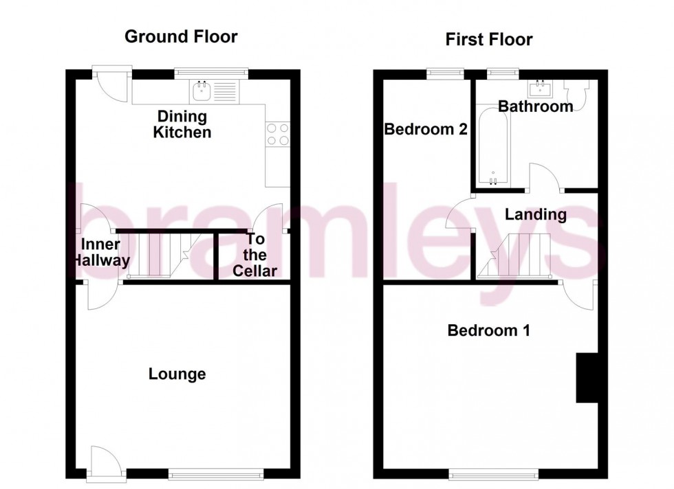 Floorplan for Thornhill Ave, Lindley, Huddersfield