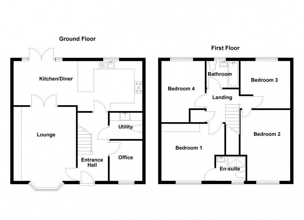Floorplan for Lavender Court, Mirfield