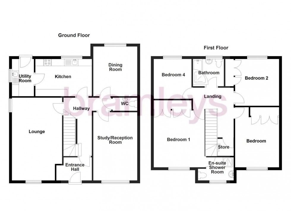 Floorplan for Old Bank Road, Earlsheaton, Dewsbury
