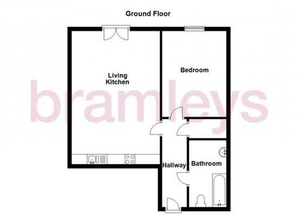 Floorplan for Back Lane, Heckmondwike