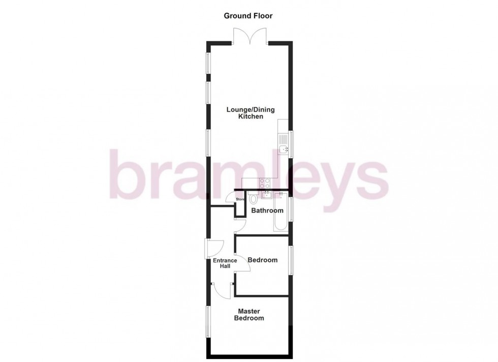 Floorplan for Elland Hall Caravan Site, Elland