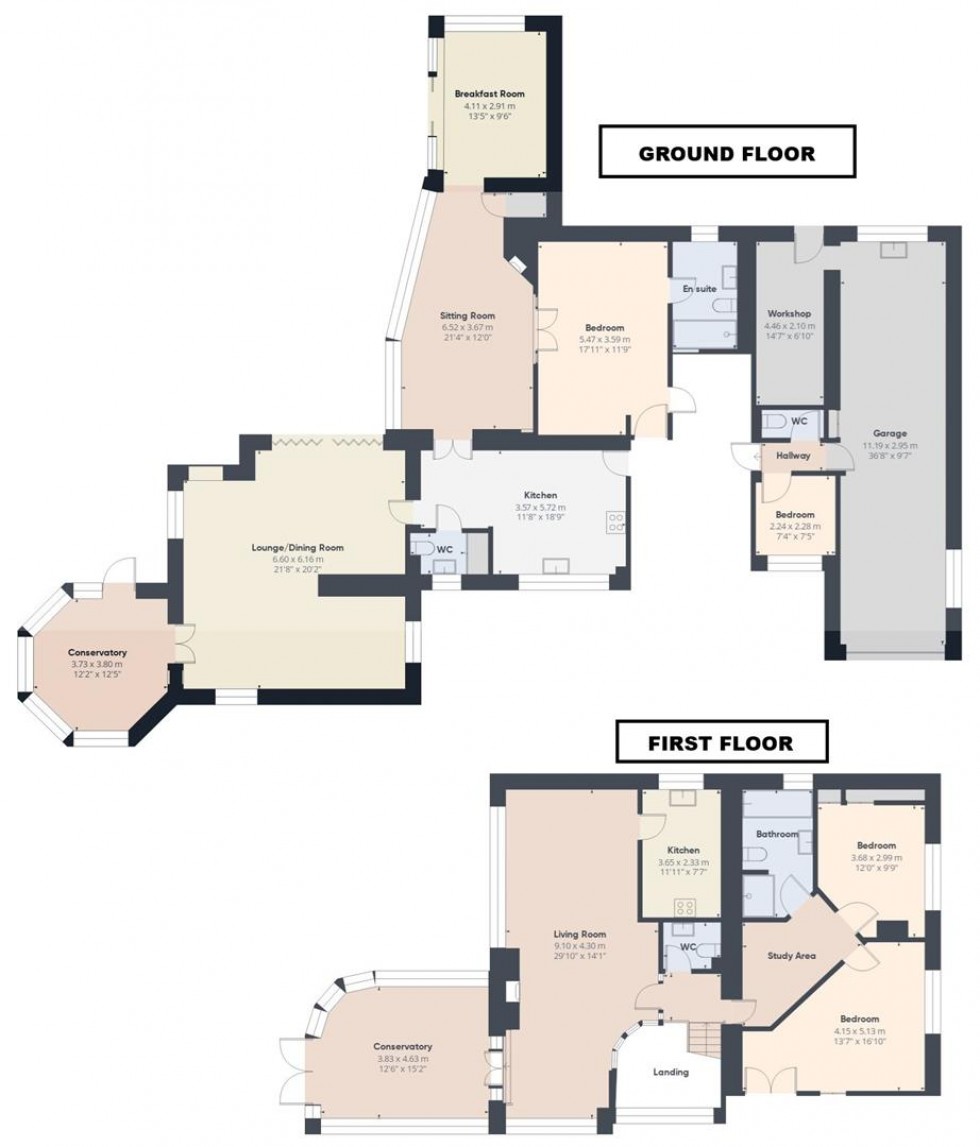 Floorplan for Butternab Road, Beaumont Park, Huddersfield