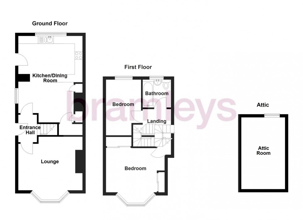 Floorplan for Clough Lane, Brighouse