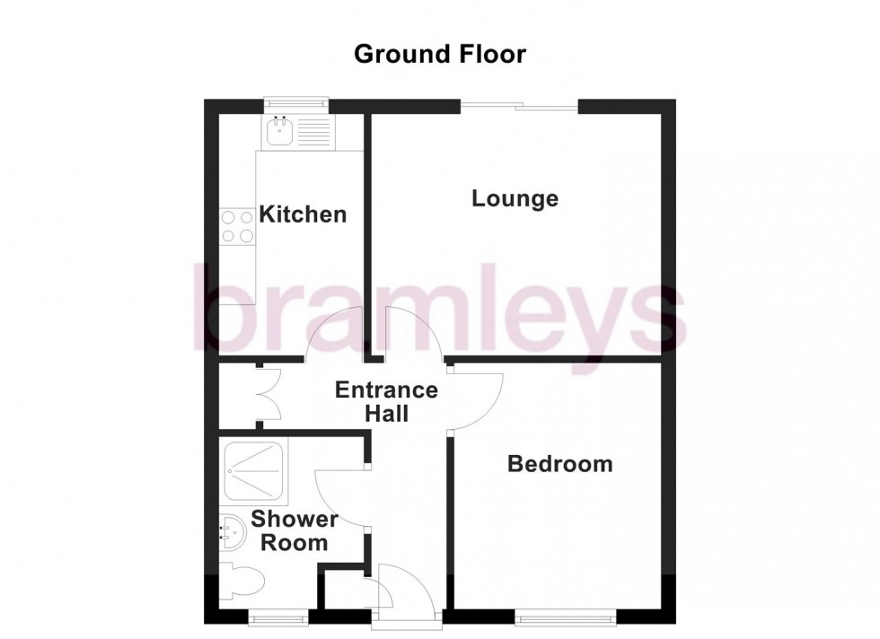 Floorplan for The Courtyard, Crosland Moor, Huddersfield